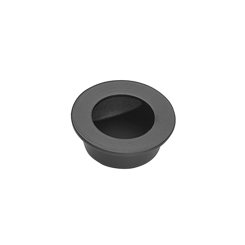 Pisces Matt Black Pocket Door Finger Pull