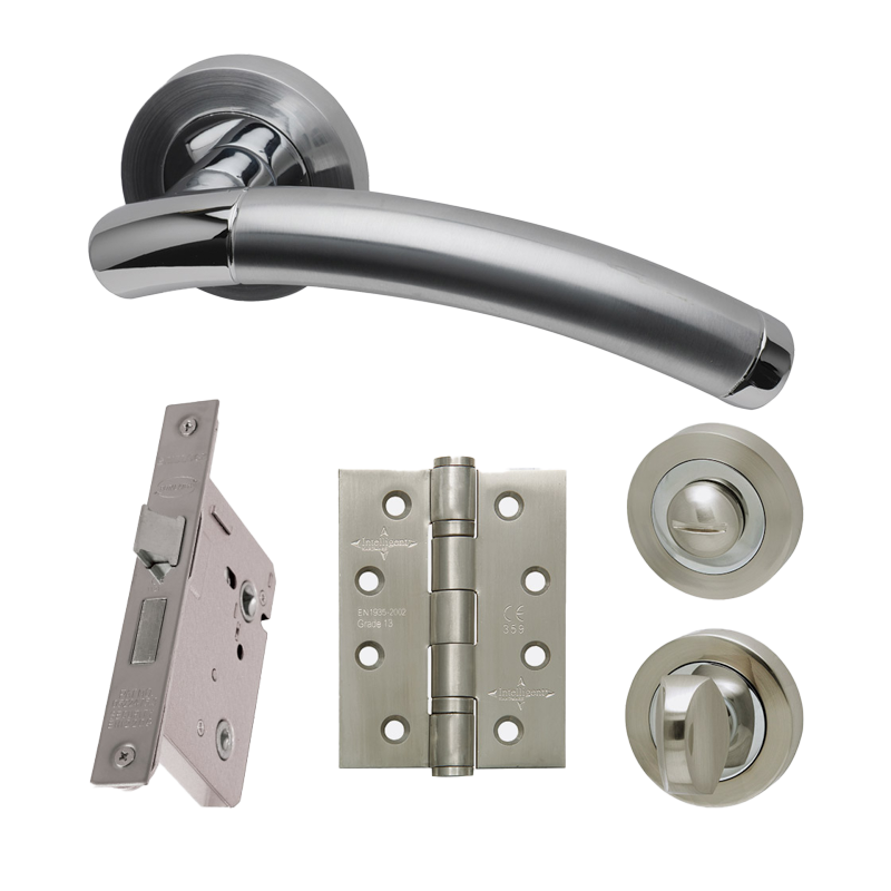 Saturn Satin Chrome Privacy Hardware Pack