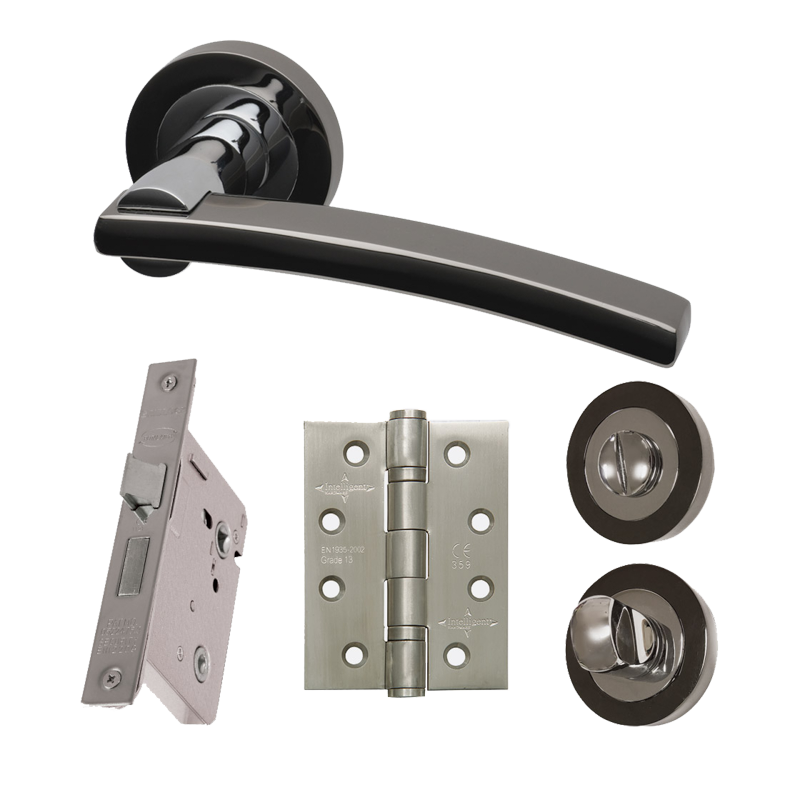 Sirus Satin Chrome Privacy Hardware Pack