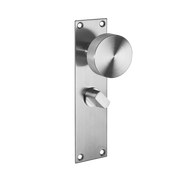 Zermatt Satin Stainless Steel Privacy Hardware Pack