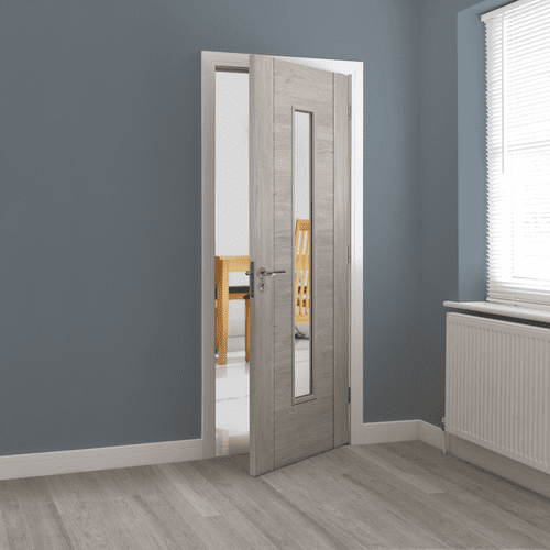 ALABAMA LIGHT GREY GLAZED INTERNAL DOOR