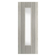 ARIA GREY GLAZED FLUTED PREFINISHED INTERNAL DOOR
