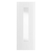 WHITE ARIA GLAZED CONTEMPORARY INTERNAL DOOR