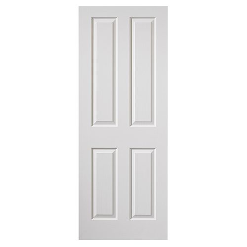 CANTERBURY GRAINED WHITE PRIMED MOULDED PANELLED INTERNAL FIRE DOOR