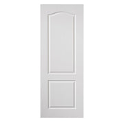 CLASSIQUE GRAINED WHITE PRIMED MOULDED PANELLED INTERNAL DOOR