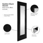 BLACK HADDON 1L PRE‑FINISHED LAMINATE INTERNAL DOOR