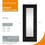 BLACK HADDON 1L PRE‑FINISHED LAMINATE INTERNAL DOOR