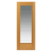 TIGRIS OAK FULL GLAZED PREFINISHED INTERNAL DOOR