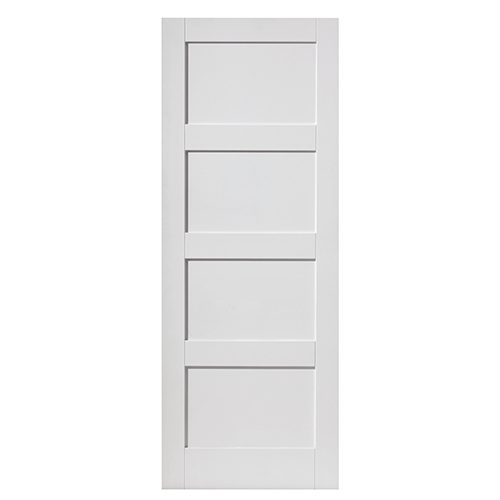 MONTSERRAT SHAKER PANEL WHITE PRIMED INTERNAL FIRE DOOR