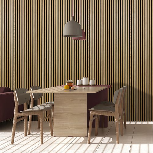 ACOUSTIC OAK VENEER WALL PANEL
