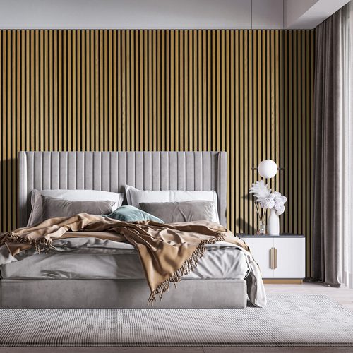 ACOUSTIC OAK VENEER WALL PANEL