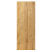 RUSTIC OAK UNFINISHED LEDGED INTERNAL DOOR