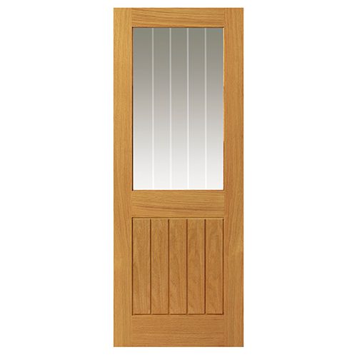 OAK THAMES GLAZED FINISHED COTTAGE STYLE INTERNAL DOOR