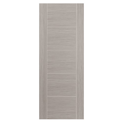 TIGRIS LIGHT GREY 5P PREFINISHED FD30 INTERNAL FIRE DOOR
