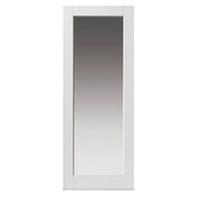 TOBAGO GLAZED SHAKER PANEL WHITE PRIMED INTERNAL DOOR