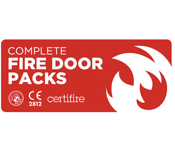 ZOO HARDWARE COMMERCIAL OFFICE FIRE DOOR NON-LOCKING KIT, SATIN STAINLESS STEEL FINISH