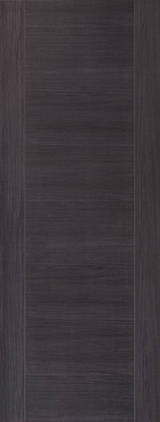 Vertical dark wood panel with a smooth finish