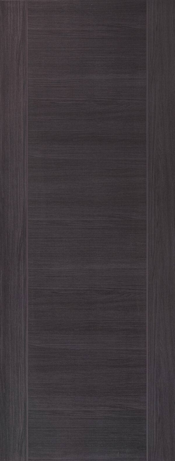 Vertical dark wood panel with a smooth finish