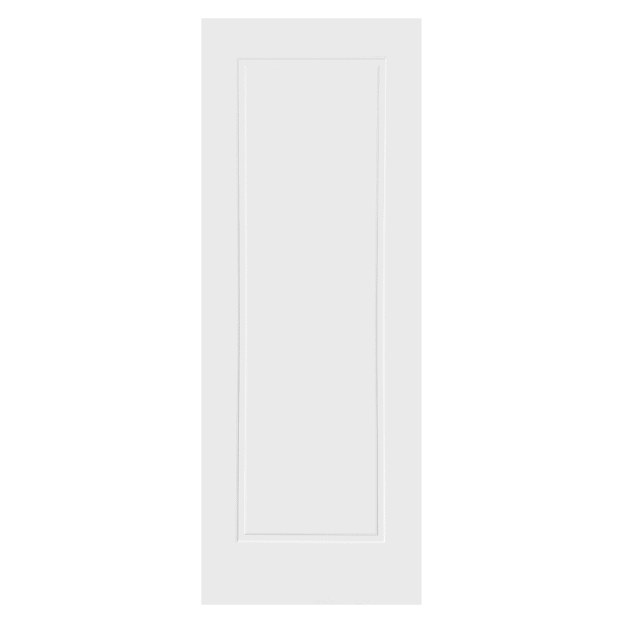 WHITE LAMINATE 1 PANEL INTERNAL DOOR