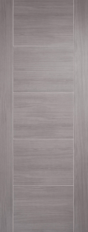 Vertical wooden panel with a gray finish