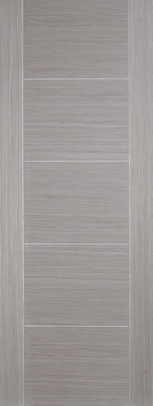 LIGHT GREY VANCOUVER 5P PREFINISHED INTERNAL DOOR
