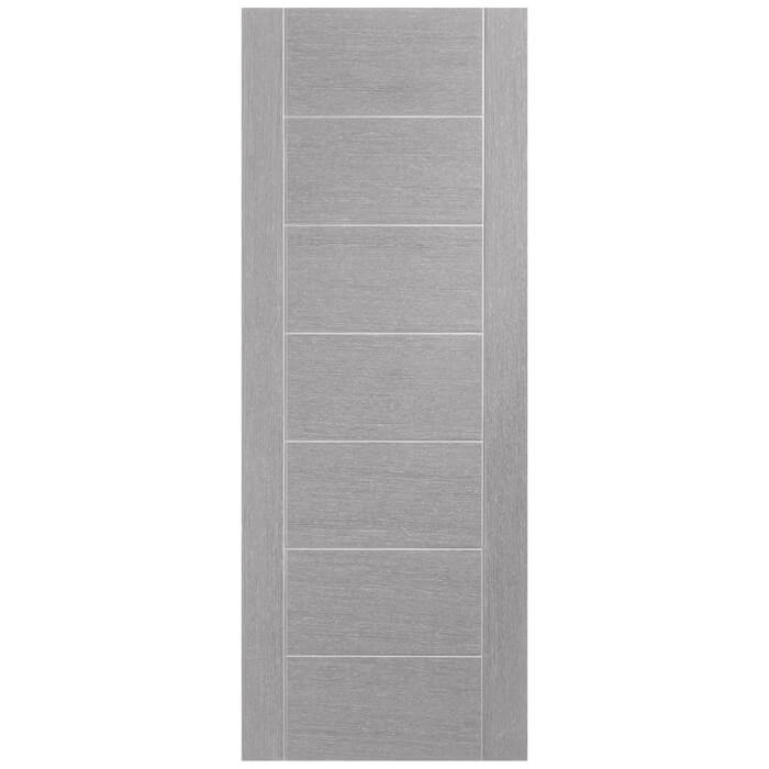 INTERNAL LIGHT GREY PREFINISHED PALERMO FIRE DOOR