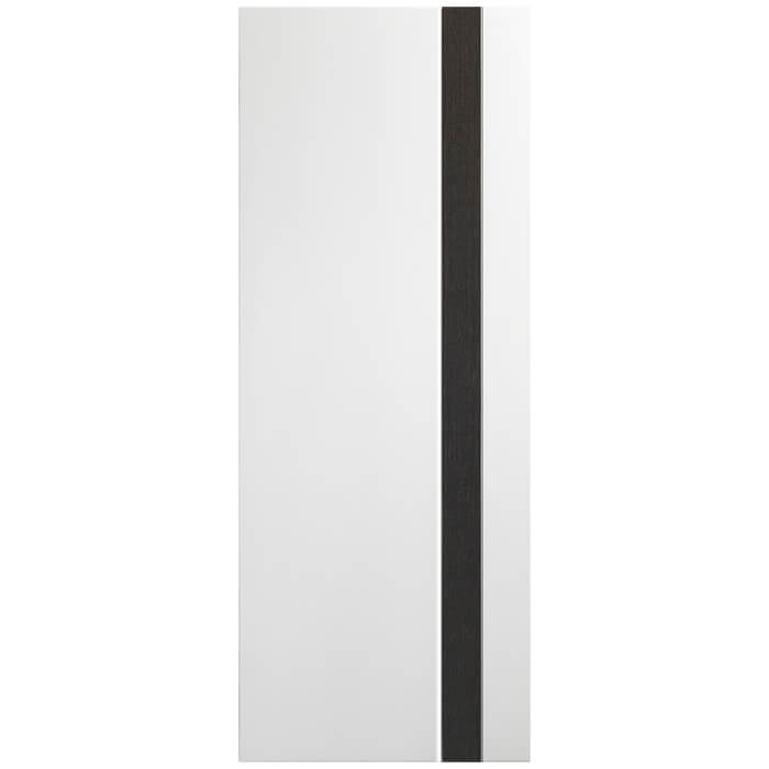 INTERNAL WHITE/DARK GREY PREFINISHED MESSINA INTERNAL DOOR