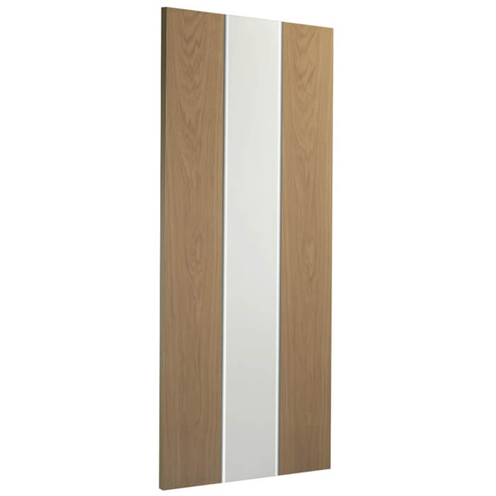 INTERNAL WHITE/OAK PREFINISHED PESCARA FIRE DOOR