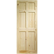 INTERNAL KNOTTY PINE COLONIAL 6 PANEL INTERNAL DOOR