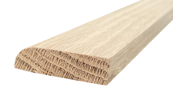 Plain wooden board on a white background