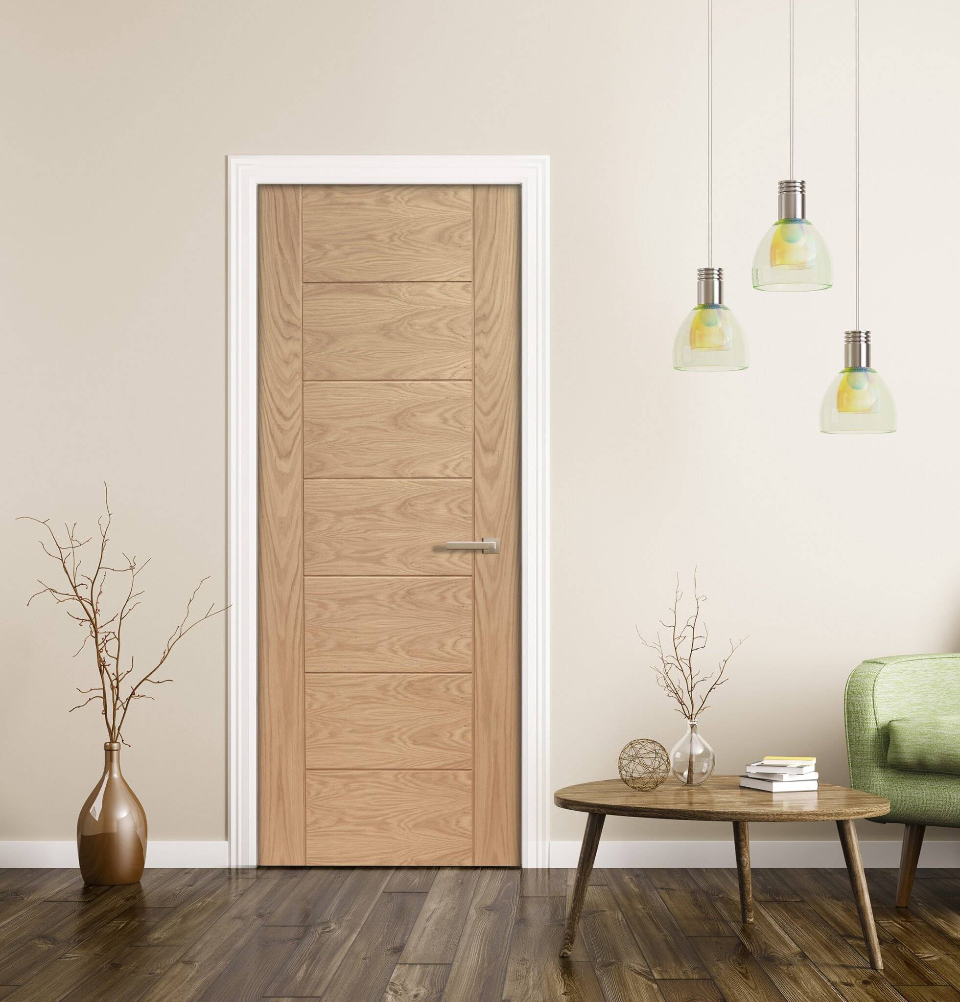 PALERMO ORIGINAL INTERNAL OAK 60 MINUTE FIRE DOOR