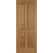 OAK 4 PANEL RAISED MOULD UNFINISHED INTERNAL DOOR