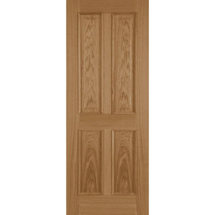 OAK 4 PANEL RAISED MOULD UNFINISHED INTERNAL DOOR