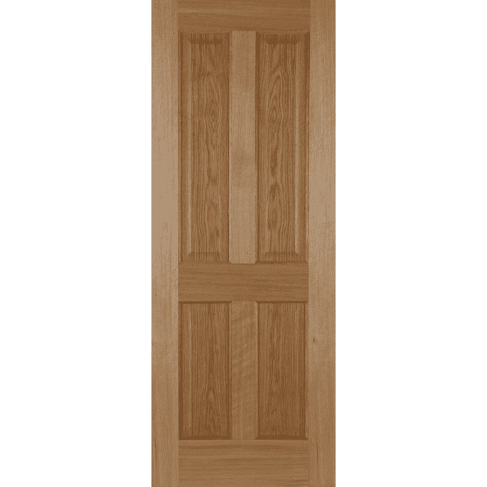 Wooden door with a simple design on a white background