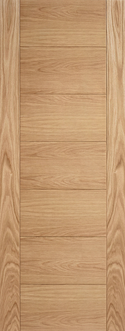 Wooden panel with a vertical grain pattern