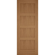 Wooden door with a simple design on a white background
