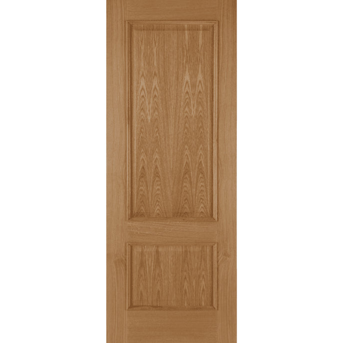 OAK IRIS 2 PANEL RAISED MOULD UNFINISHED INTERNAL FIRE DOOR