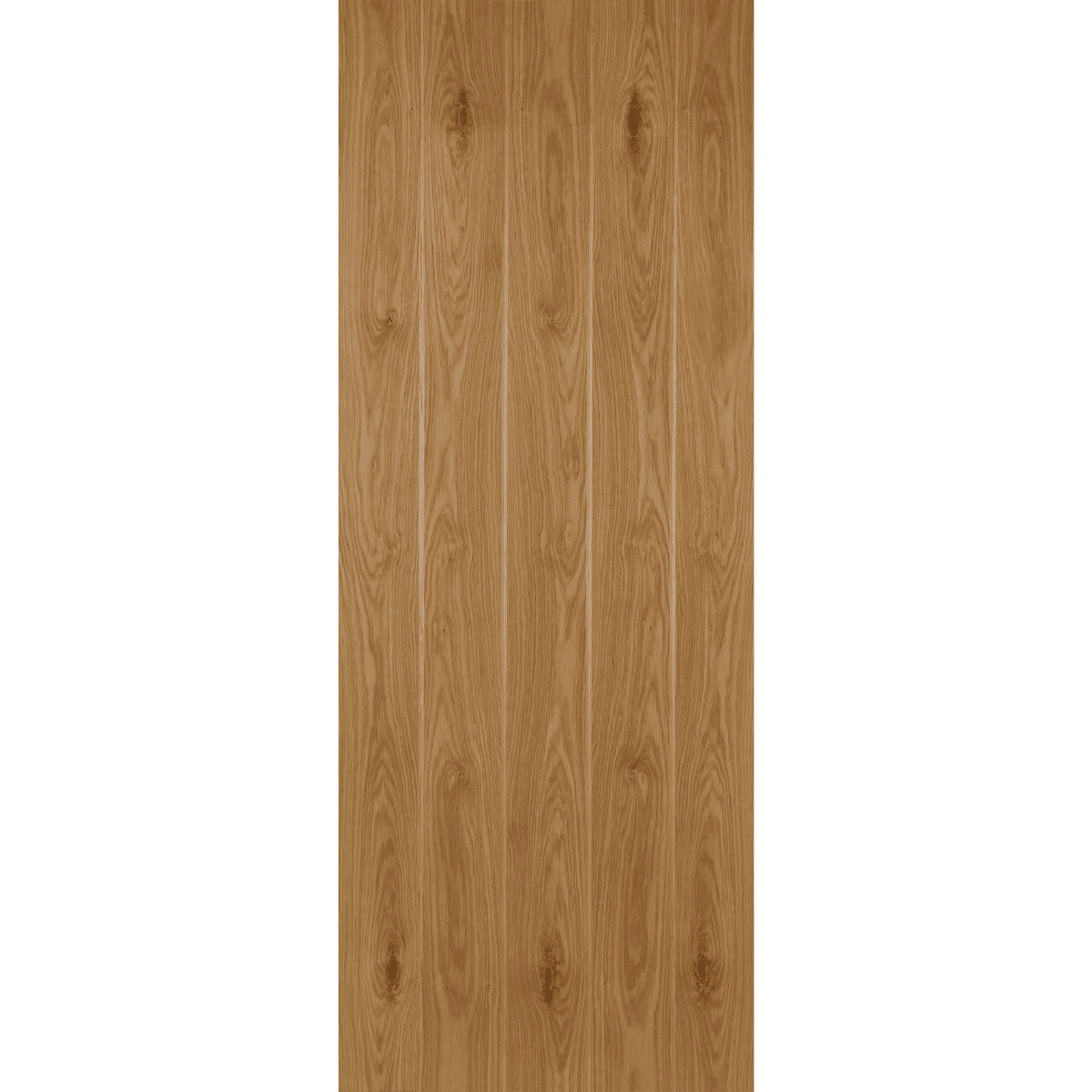 Wooden panel with a natural finish on a white background
