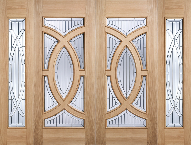 OAK MAJESTIC GLAZED 1L UNFINISHED SIDELIGHT