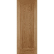 Wooden door with a plain design on a white background