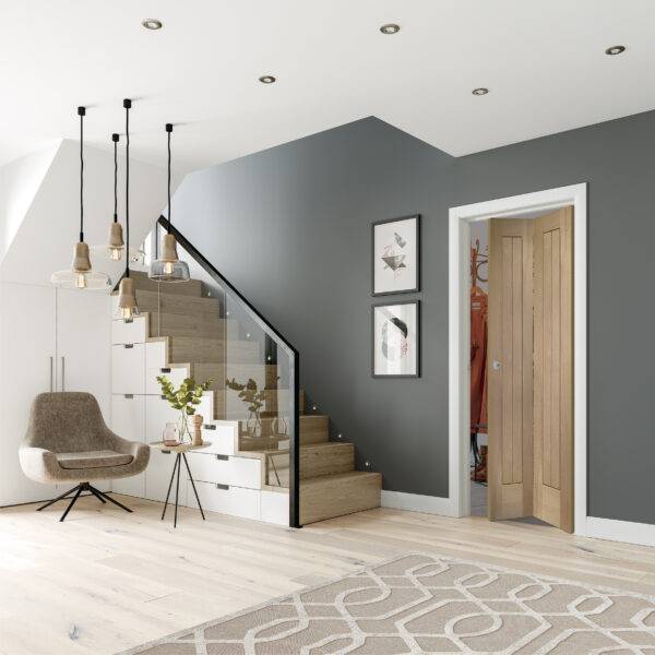 INTERNAL OAK SUFFOLK BI-FOLD