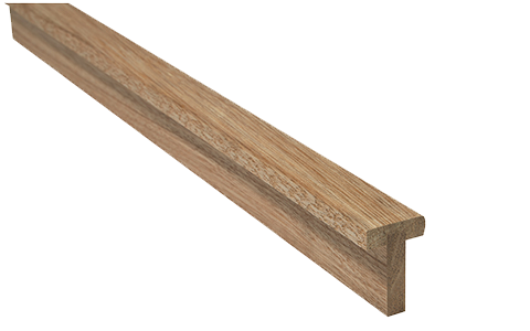 35MM OAK UNFINISHED T-LIPPING