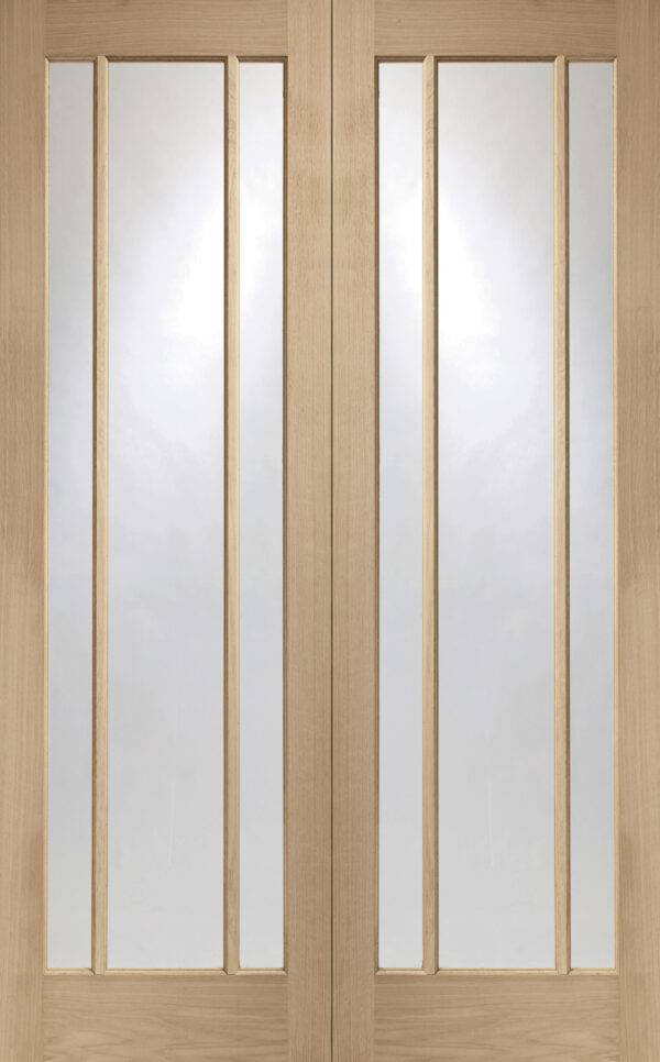 INTERNAL OAK WORCESTER PAIR WITH CLEAR GLASS