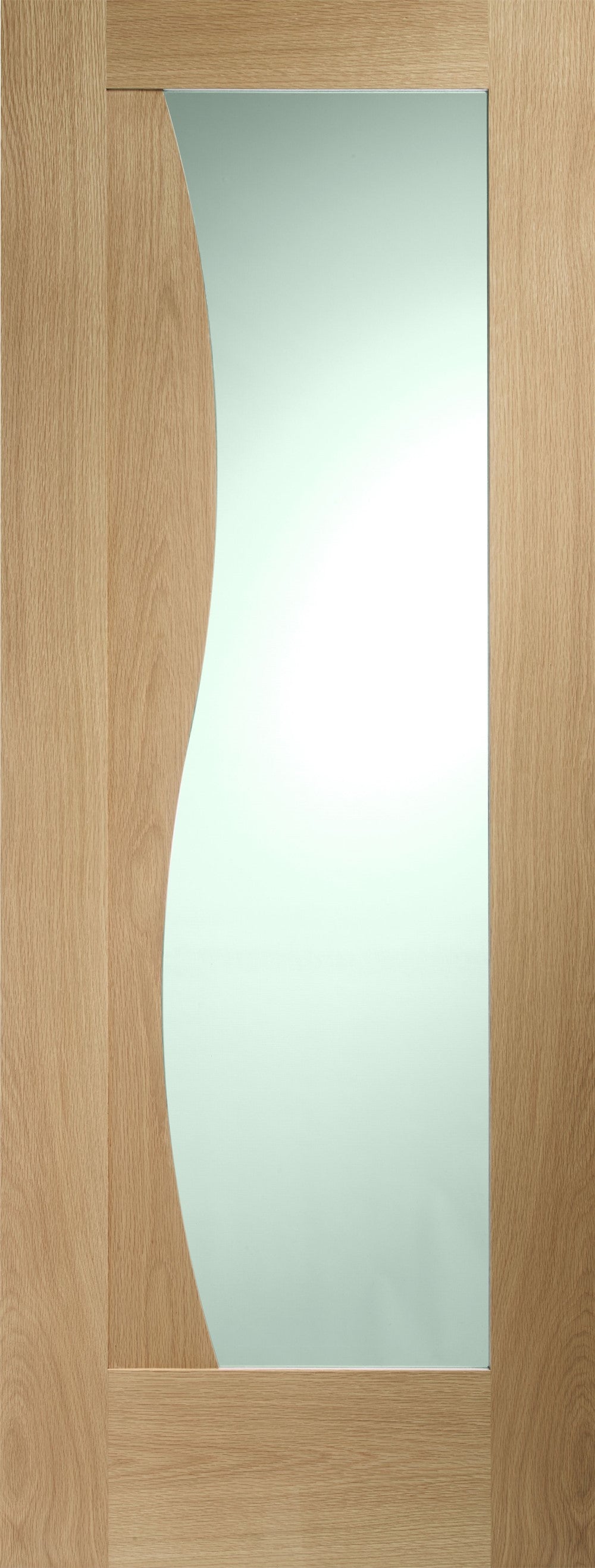 Emilia Internal Oak Door with Clear Glass
