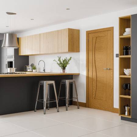 INTERNAL OAK PRE‑FINISHED FLORENCE FIRE DOOR