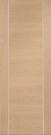 Wooden door panel with a light brown finish
