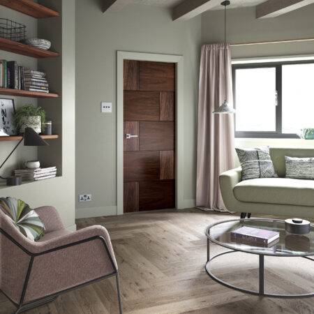 INTERNAL WALNUT PRE‑FINISHED RAVENNA DOOR