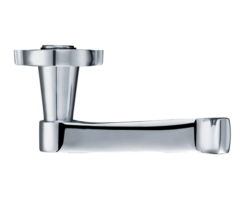 ZOO HARDWARE PROJECT RANGE OXFORD DOOR HANDLES ON BACKPLATE, POLISHED CHROME - (SOLD IN PAIRS)
