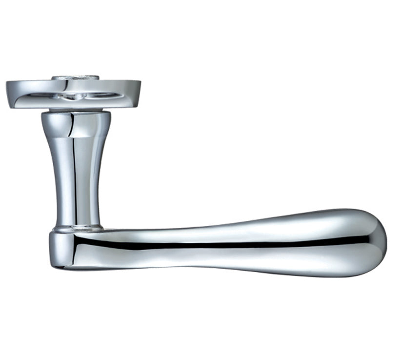 ZOO HARDWARE PROJECT RANGE ARUNDEL DOOR HANDLES ON BACKPLATE, POLISHED CHROME - (SOLD IN PAIRS)