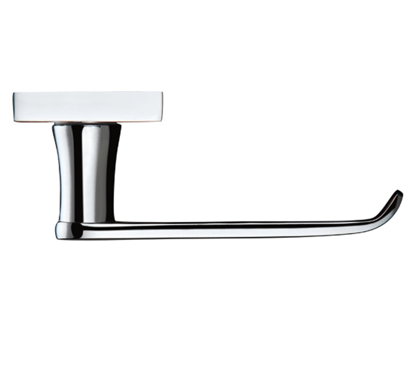 ZOO HARDWARE PROJECT RANGE VICTORIAN FLAT DOOR HANDLES ON BACKPLATE, POLISHED CHROME - (SOLD IN PAIRS)